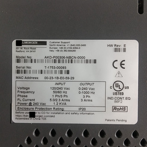 Unidad de la Serie AKD AKD-P0306-NBCN-0000 - Product Image 2