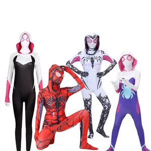 超级英雄性感成人游戏服装蜘蛛侠服装格温电影表演角色扮演紧身衣女性万圣节服装