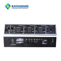Amplificateur combo pour guitare et clavier en bois multifonctionnel de 15 pouces avec mixeur intégré