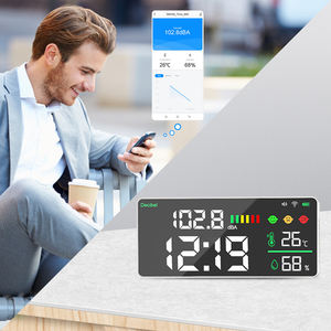 Détecteur de dioxyde de carbone <span class=keywords><strong>mural</strong></span> Wifi Dm165, testeur de bruit avec thermomètre et hygromètre pour chambre à coucher, salle de classe, bureau - Product Image 5