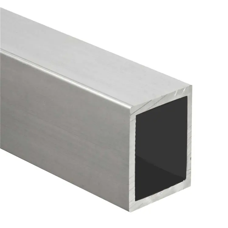 Vente chaude 6000 série anodisation carré profilés en aluminium 6061 tube rectangulaire en aluminium 6063 tuyaux en aluminium carrés