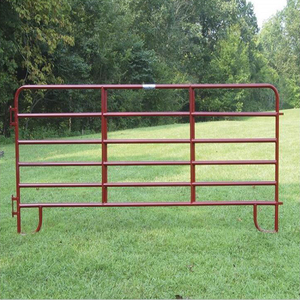 Shuairunxin Usine En Gros Portable Galvanisé 12 FT 4 Rails En Vrac Corral Métal Cheval Stable Bétail Clôture Bétail Panneau - Product Image 3