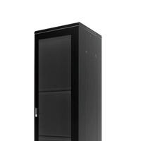Ningbo lepin usine personnaliser noir 42u serveur reck armoire réseau vent froid canal verre porte armoire informatique data centre