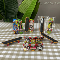 Stiker Seri Anti Selip Custom Pro Mainan Fidget Permainan Mini Fingerboard Skateboard Teknologi Kecil Finger Skate Boards
