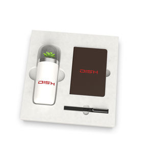 Juego de regalo de oficina ecológico hecho a medida Bandeja de pulpa de caña de azúcar virgen biodegradable Solución sostenible con embalaje de inserción - Product Image 1