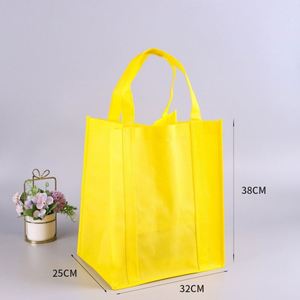 Sac de courses réutilisable en tissu non tissé recyclé et écologique avec logo personnalisé imprimé - Product Image 6
