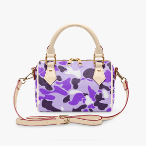 Bolso de Mano para <span class=keywords><strong>Mujer</strong></span>, Personalizado, Rosa, con Cremallera, de Cuero PU, con Estampado de Camuflaje, Informal, de Viaje, con Asa y Correa Cruzada - Product Image 2