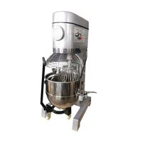 Équipement de boulangerie en acier inoxydable commercial, mélangeur planétaire 80L pour la préparation de gâteaux