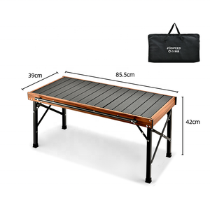 Sispeed Hout Loempia Igt Opvouwbare Tafel Camping <span class=keywords><strong>Outdoor</strong></span> Bbq Multifunctionele Igt Campingtafel - Product Image 2