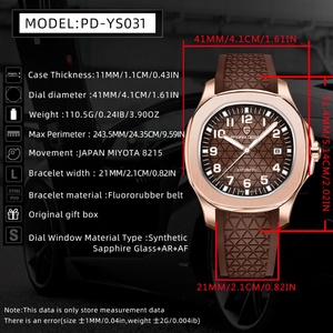Relojes de Pulsera de Lujo Mecánicos Automáticos de Acero Inoxidable para Hombre PAGANI DESIGN 2026, Resistentes al Agua y Luminosos YS031 - Product Image 2