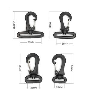 भारी शुल्क नायलॉन आउटडोर हाइकिंग बैकपैक स्ट्रैप एक्सेसरी 50 मिमी सामरिक बेल्ट प्लास्टिक बकल कमर स्वाइप हुक - Product Image 2