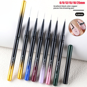 Pinceaux professionnels pour nail art : Gel Polish, dégradé, liner 3D, pour salon de manucure - Product Image 2