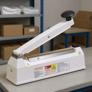 Machine à sceller manuelle à impulsion DB 8 pouces, outil de scellage thermique pour emballage sous film rétractable en aluminium - Product Image 2