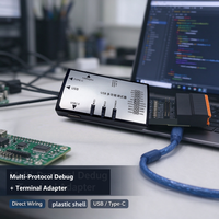 Antarmuka Debugger Multifungsi USB Kecepatan Tinggi Multi Protokol 100Mbps Dual Channel RS485 RS232 CAN Bus