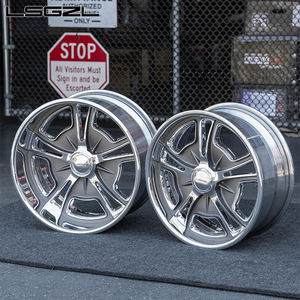 Lsgzl Forged 2-piece Custom Polished 5x114.3 5x130 5x120 untuk Mercedes C8 Ferrari Alloy Deep Lip 16-26 Inch Velg Mobil Mewah - Product Image 4