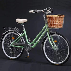 Tianjin velocidad única precio barato 20 pulgadas 24 pulgadas 26 pulgadas dos asientos bicicletas vintage bicicleta híbrida barata bicicleta de ciudad clásica - Product Image 3