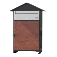 Boîte de livraison de colis extérieure en métal antivol et étanche WELDON OEM ODM, boîte aux lettres intelligente avec serrure à clé à pression pour la maison, le jardin et la poste