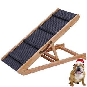 Rampa per Cani in Legno, Scala per Auto a 5 Livelli, Gradini per Animali Domestici per Cani e Gatti, Scala Pieghevole in Legno per Animali - Product Image 1