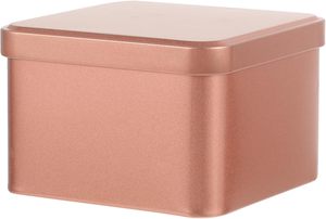 Boîtes en fer blanc mat noir carrées de luxe pour thé en vrac, personnalisables 50g/100g/200g/300g - Product Image 6