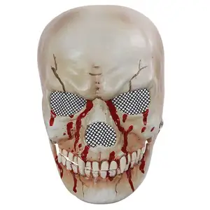 Offre Spéciale A qui bouge sa bouche décorations de fête effrayantes accessoires photo masque facial Halloween