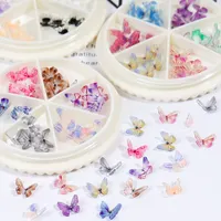 GUYO nuovo Design colorato naturale secco fiore 3D Nail Art decorazione fai da te imballaggio misto Nail Art fiori secchi
