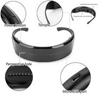 Lunettes Bluetooth personnalisées à LED pour fête Lunettes intelligentes à affichage LED, pour discothèque, festivals, Noël, anniversaire