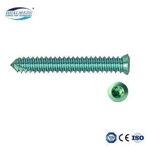 Vis à blocage ALPS de 2,4 mm en titane, approuvées CE ISO, <span class=keywords><strong>pour</strong></span> implants orthopédiques vétérinaires, vis chirurgicales osseuses équines <span class=keywords><strong>pour</strong></span> <span class=keywords><strong>chevaux</strong></span> - Product Image 1