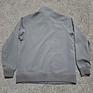 Giacca Casual da uomo grande serie grigio completo Zip da pesca Softshell giacca cappotto per esterni