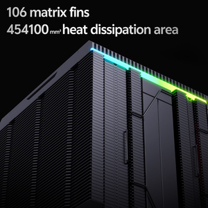 Snowman hiệu quả CPU Hệ thống làm mát nhỏ gọn và mạnh mẽ Fan Giải pháp cho Intel & cho AMD với ống dẫn nhiệt - Product Image 5