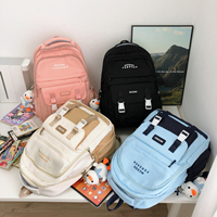 Offre Spéciale hommes femmes fermeture éclair étanche résistances à l'usure mode étudiant école de commerce grande capacité épaules sac à dos pour ordinateur portable