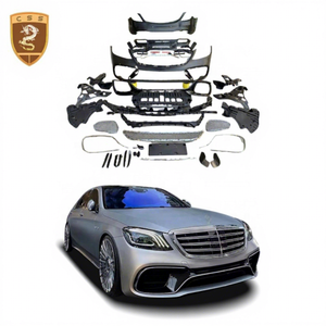 Ensemble de pare-chocs avant et arrière en matériau PP <span class=keywords><strong>S63</strong></span> pour <span class=keywords><strong>Mercedes</strong></span> Benz Classe S W222 <span class=keywords><strong>S63</strong></span> Modèles <span class=keywords><strong>2018</strong></span>+ - Product Image 1