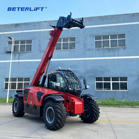Chariot télescopique agricole de fabrication chinoise, certifié CE, pour la manutention de foin et de palettes