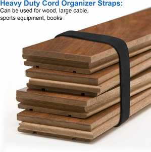 Correas de Gancho y Bucle Reutilizables de Doble Cara, Resistentes al Calor, Ecológicas, de Ajuste Rápido para Organización y Almacenamiento de Cables - Product Image 5