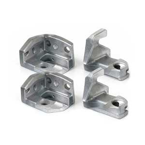 Support d'angle en alliage d'aluminium moulé sous pression personnalisé du Vietnam pour la connexion des cadres de fenêtres et de portes, selon le dessin - Product Image 1