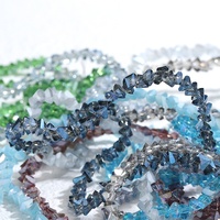 Nouveau design 3mm de haute qualité pas cher perles triangulaires électrolytiques perles de verre cristal pour bijoux à bricoler soi-même