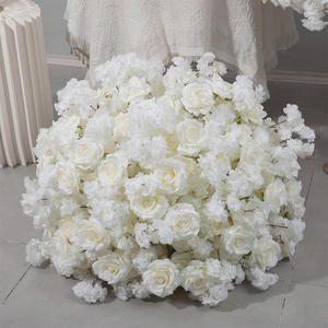 M-FB218 50cm artificial silk flower ball luxury rose flower ball centerpieces wholesale flower centerpiece for wedding decor - Product Image 2