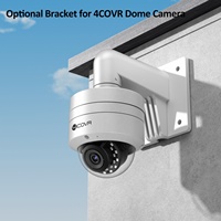 Caméra IP dôme PoE 4COVR 6Mp avec capteur Sony, compatible Hik, conforme NDAA, détection de visage VCA AI, IP67, micro intégré, visualisation via application