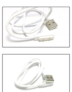 สายชาร์จแม่เหล็ก USB 7.62 มม.ชาย 2 Pin Pogo สายชาร์จแม่เหล็กสําหรับสมาร์ทนาฬิกา <span class=keywords><strong>GT88</strong></span> G3 KW18 Y3 KW88 GT68 - Product Image 6
