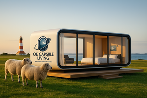 Maison conteneur d'expédition de luxe de 20 pieds au design moderne petite structure résidentielle préfabriquée en acier pour hôtels, villas, appartements - Product Image 2