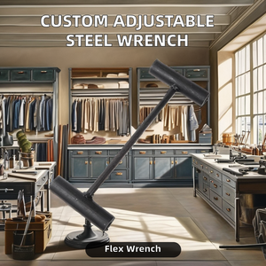 Oem ODM tùy chỉnh chế biến kim loại hàn thép không thể thiếu sơn tĩnh điện/mạ kẽm điều chỉnh cờ lê công cụ cửa bản lề sửa chữa cờ lê - Product Image 3