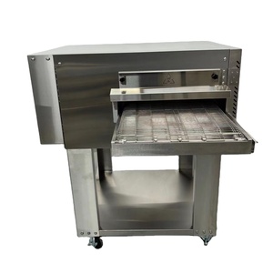 حزام ناقل فرن غاز كبير تسخين سريع لصنع الخبز معدات طهي البيتزا لشاحنة الطعام فرن إبر هواء تجاري - Product Image 3