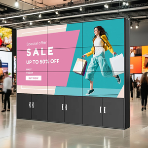 Pantalla de Video LED/LCD de Alta Definición para Interiores, de 55 Pulgadas, 3x3, para Centros Comerciales, con Función SDK - Product Image 3