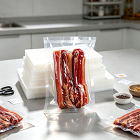 Grand Sac en Plastique Refermable Transparent en Nylon PE pour Cuisson à Haute Température, Aliments Congelés et Emballage Sous Vide – Alimentation Animale Multi-Tailles