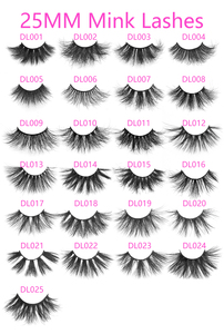 DL011 least wholesale eyelashes Label private box <span class=keywords><strong>made</strong></span> <span class=keywords><strong>up</strong></span> handmade mink eyelashes - Product Image 4