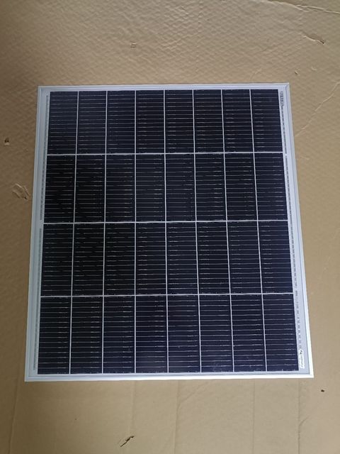 Lightweight Portable 80W 18V Monocrystalline P Type PERC Solar Panel