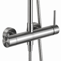 Système de douche de luxe pour hôtel, villa et marina, fabrication directe usine OEM ODM, ensemble mitigeur de douche pluie sans plomb 316