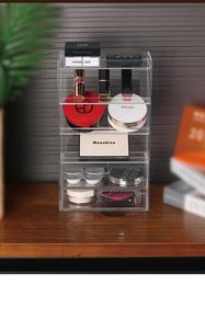 מודרני ידידותי לסביבה אודם & קוסמטיקה אחסון מתלה אקריליק איפור שולחן עבודה מסגרת מסגרת מסך - Product Image 4