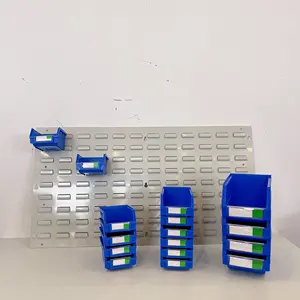 Wall mounted tool organizer hardware storage organizer storage bins parts rack