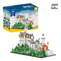 Château de Neuschwanstein Modèle 88188, Ensemble de blocs de construction, 800+ blocs, Jouet éducatif d'assemblage, Plastique ABS