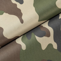 Tissu Oxford tissé en PVC 600D camouflage 72T 100% polyester imprimé Woodland imperméable pour sacs et bagages pour filles